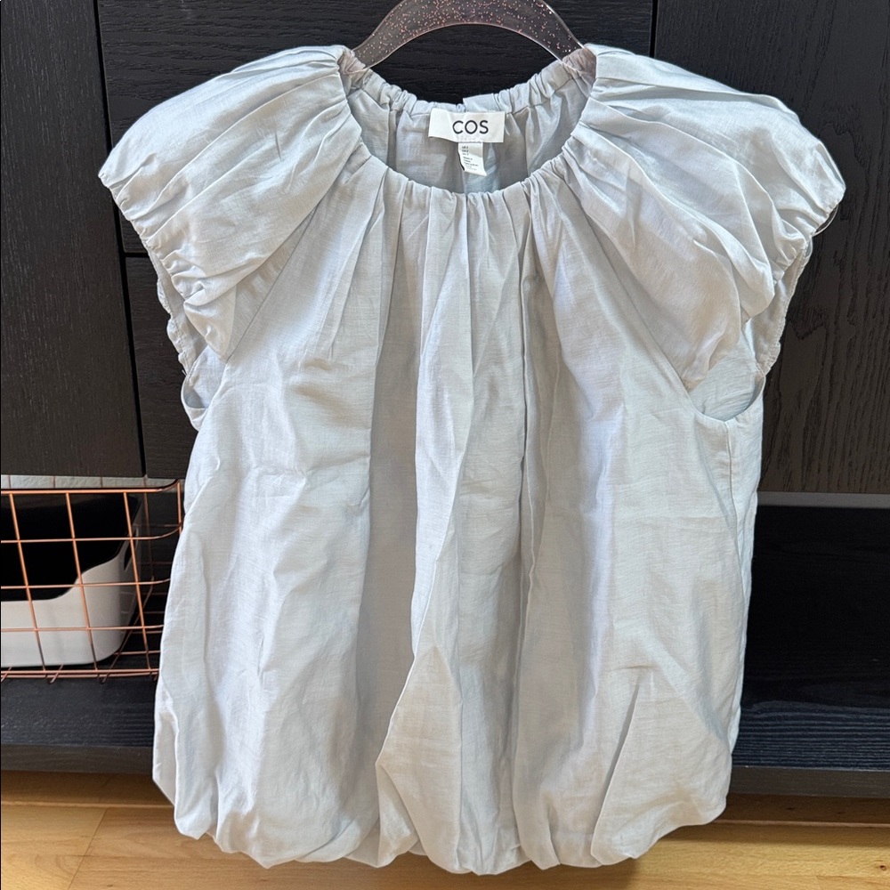 COS Women's Silver Blouse